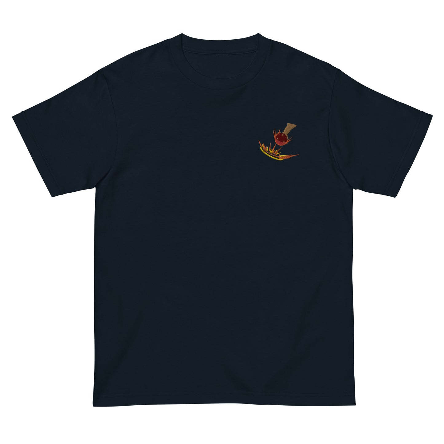 Mars Big Deimos OnePoint-Win embroidery T-shirt