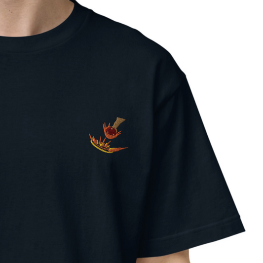 Mars Deimos OnePoint-Win embroidery T-shirt