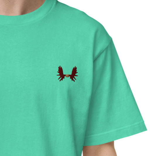 Odin Antlers OnePoint-Win embroidery T-shirt